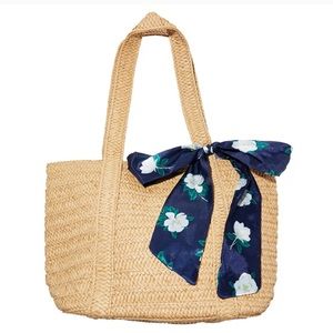 Draper James Straw Tote With Scarf From Ipsy Bag